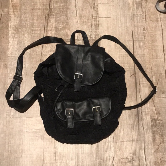 Claire's Handbags - Small Black Backpack